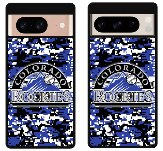 Colorado Rockies Camo Google Pixel 8 | 8 Pro Case