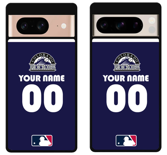 Custom Personalized Colorado Rockies MLB Google Pixel 8 | 8 Pro Case