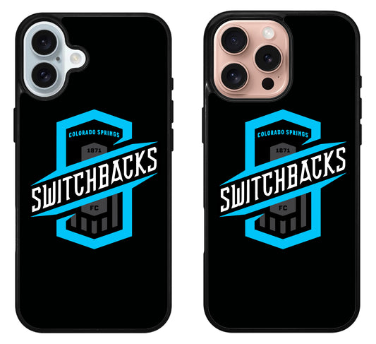 Colorado Springs Switchbacks Logo iPhone 16 | 16 Plus | 16 Pro | 16 Pro Max Case