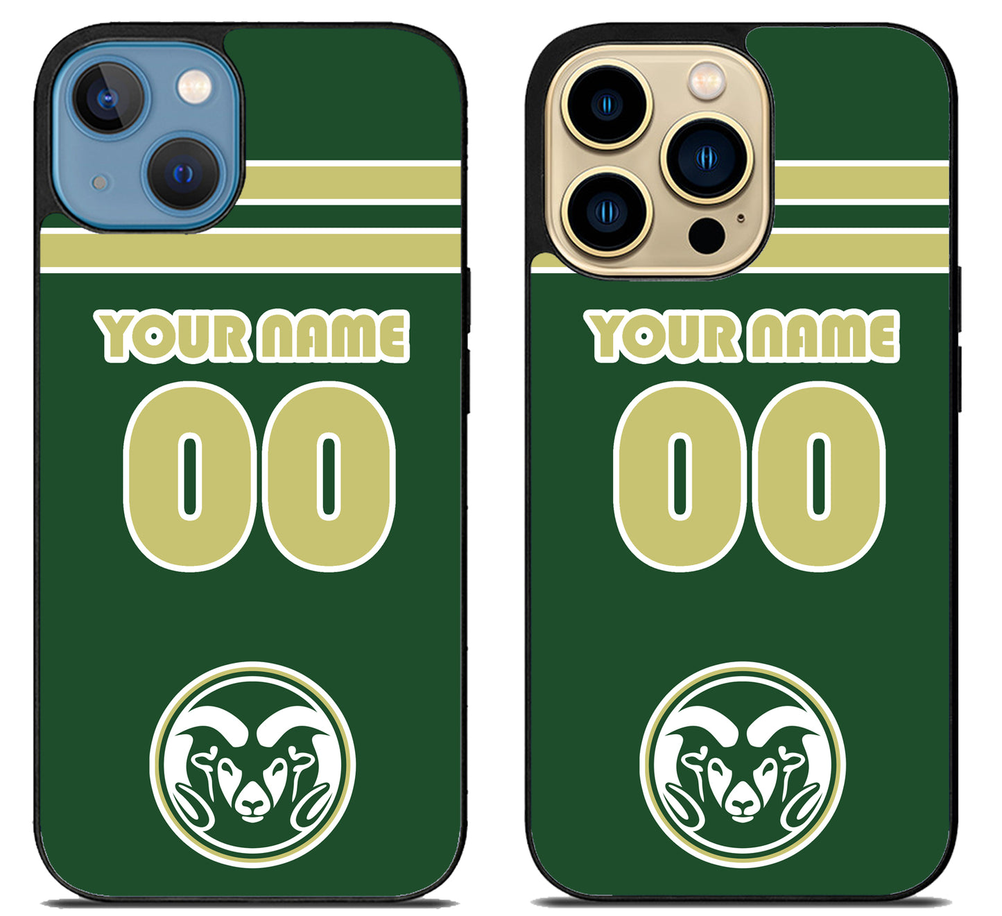 Custom Personalized Colorado State Rams iPhone 14 | 14 Plus | 14 Pro | 14 Pro Max Case