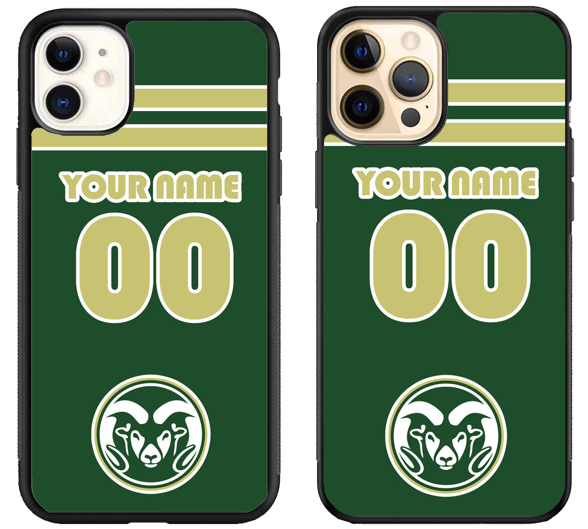 Custom Personalized Colorado State Rams iPhone 12 | 12 Mini | 12 Pro | 12 Pro Max Case