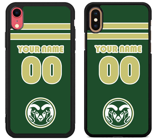 Custom Personalized Colorado State Rams iPhone X | Xs | Xr | Xs Max Case