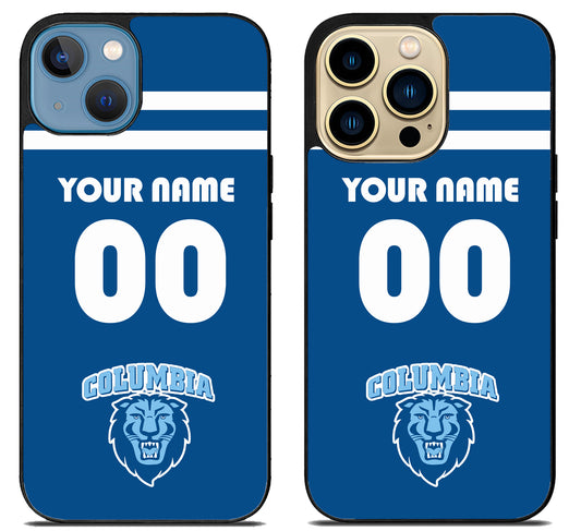 Custom Personalized Columbia Lions iPhone 14 | 14 Plus | 14 Pro | 14 Pro Max Case
