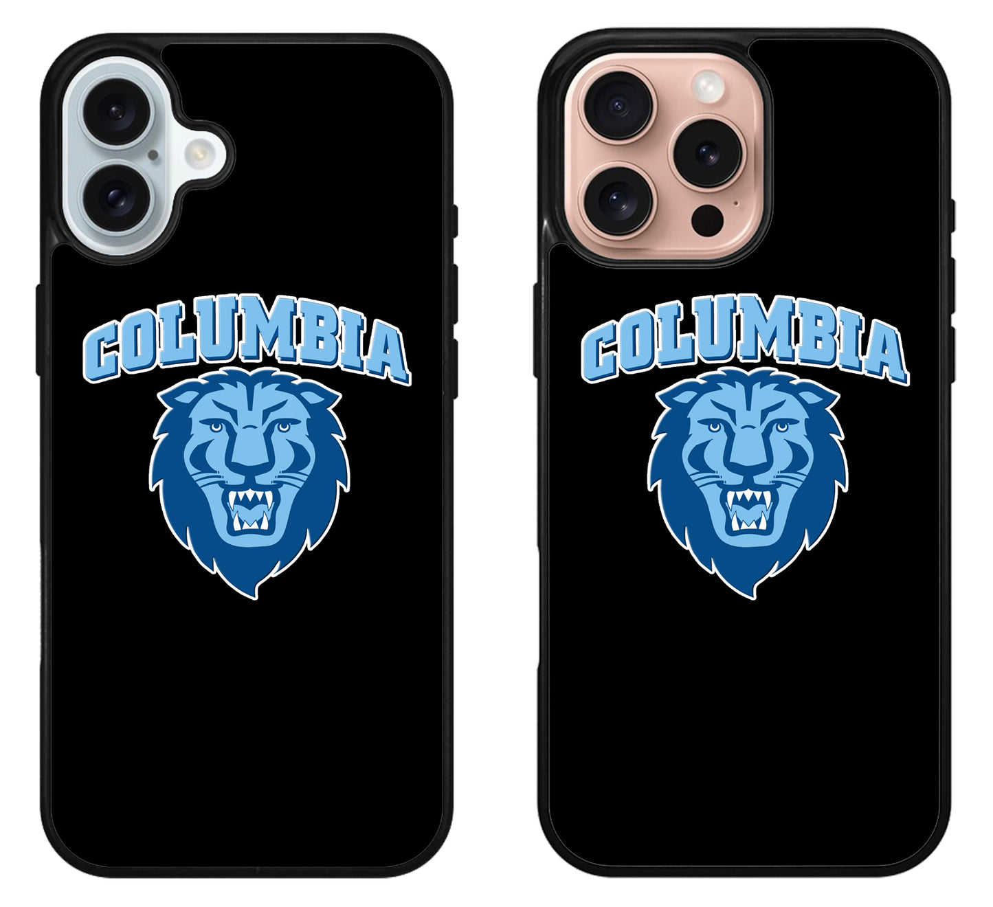 Columbia Lions Black iPhone 16 | 16 Plus | 16 Pro | 16 Pro Max Case