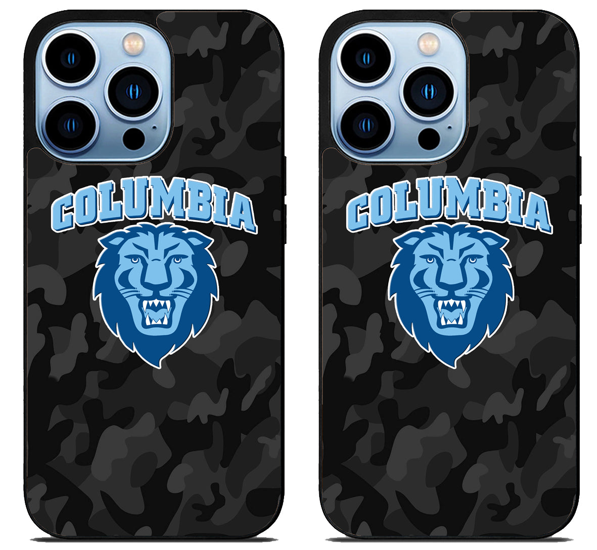 Columbia Lions Camo iPhone 15 Pro | iPhone 15 Pro Max Case