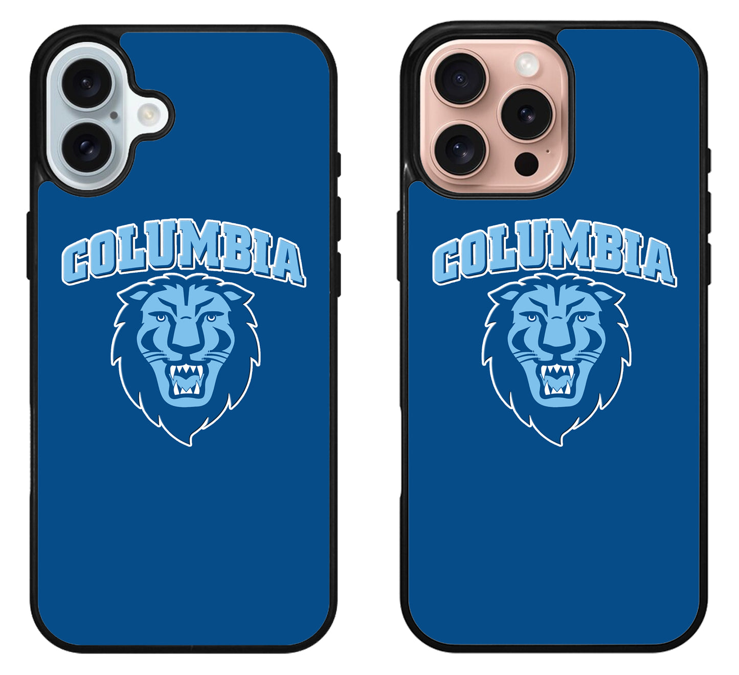 Columbia Lions Logo iPhone 16 | 16 Plus | 16 Pro | 16 Pro Max Case