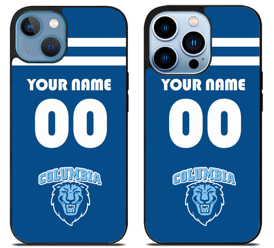 Custom Personalized Columbia Lions iPhone 13 | 13 Mini | 13 Pro | 13 Pro Max Case