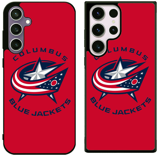 Columbus Blue Jackets Red Samsung Galaxy S25 | S25 Plus | S25 FE | S25 Ultra Case