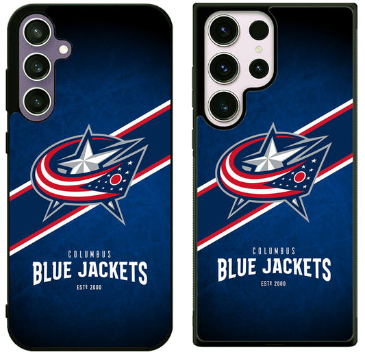 Columbus Blue Jackets Wallpaper Samsung Galaxy S25 | S25 Plus | S25 FE | S25 Ultra Case