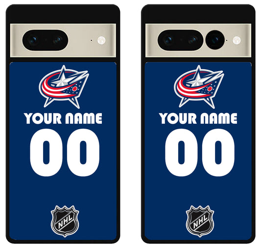 Custom Personalized Columbus Blue Jackets NHL Google Pixel 7 | 7 Pro Case
