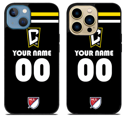 Custom Personalized Columbus Crew MLS iPhone 14 | 14 Plus | 14 Pro | 14 Pro Max Case