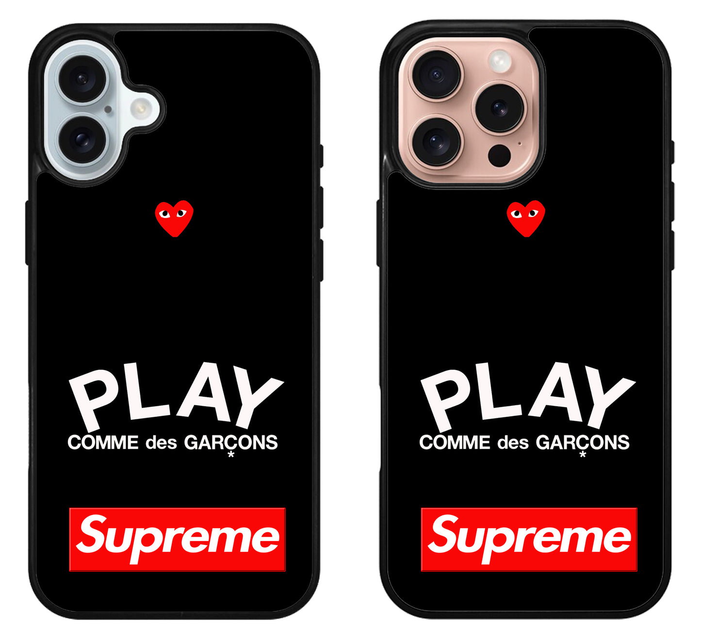 Comme Des Garcons Play iPhone 16 | 16 Plus | 16 Pro | 16 Pro Max Case