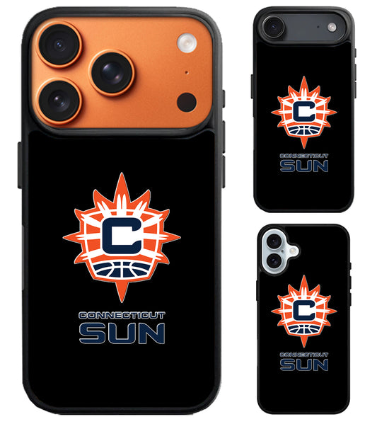 Connecticut Sun Logo iPhone Air | iPhone 17 | 17 Pro | 17 Pro Max Case