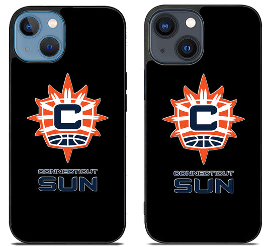 Connecticut Sun Logo iPhone 15 | iPhone 15 Plus Case
