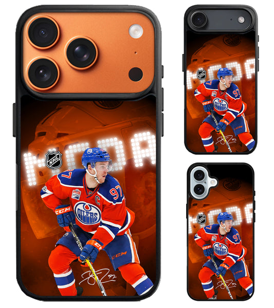 Connor mcdavid NHL Edmonton Oilers iPhone Air | iPhone 17 | 17 Pro | 17 Pro Max Case