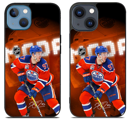 Connor mcdavid NHL Edmonton Oilers iPhone 15 | iPhone 15 Plus Case