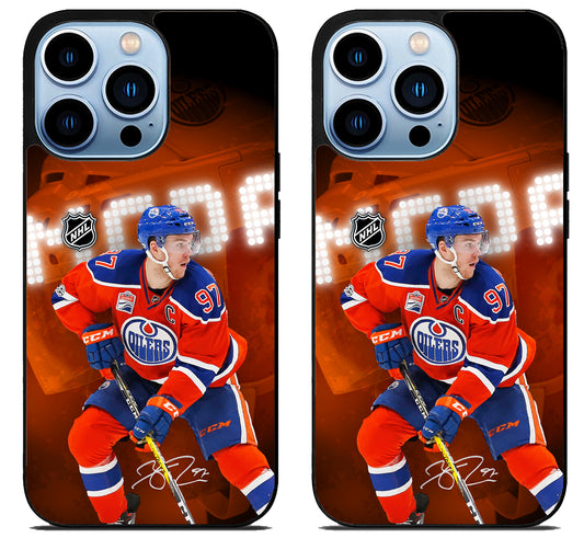 Connor mcdavid NHL Edmonton Oilers iPhone 15 Pro | iPhone 15 Pro Max Case