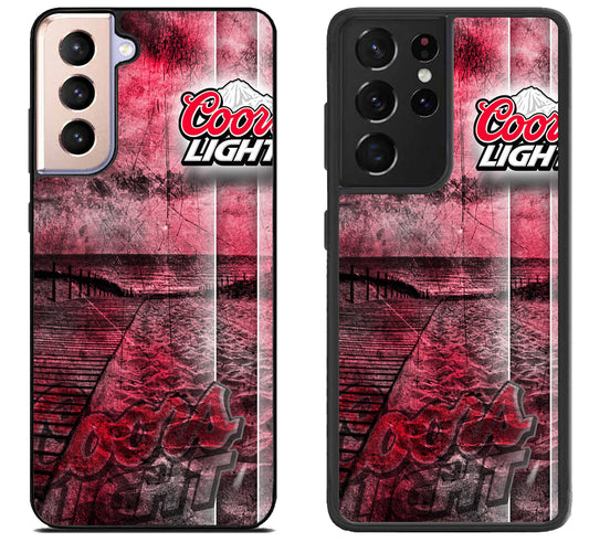 Coors Light Background Samsung Galaxy S21 | S21 FE | S21+ | S21 Ultra Case