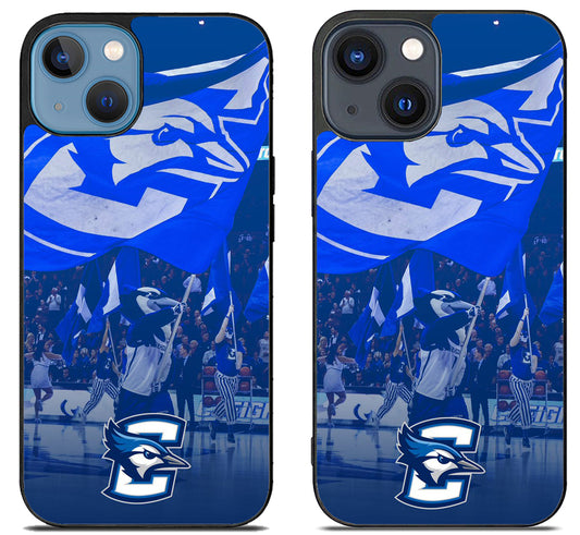 Creighton Bluejays Background iPhone 15 | iPhone 15 Plus Case