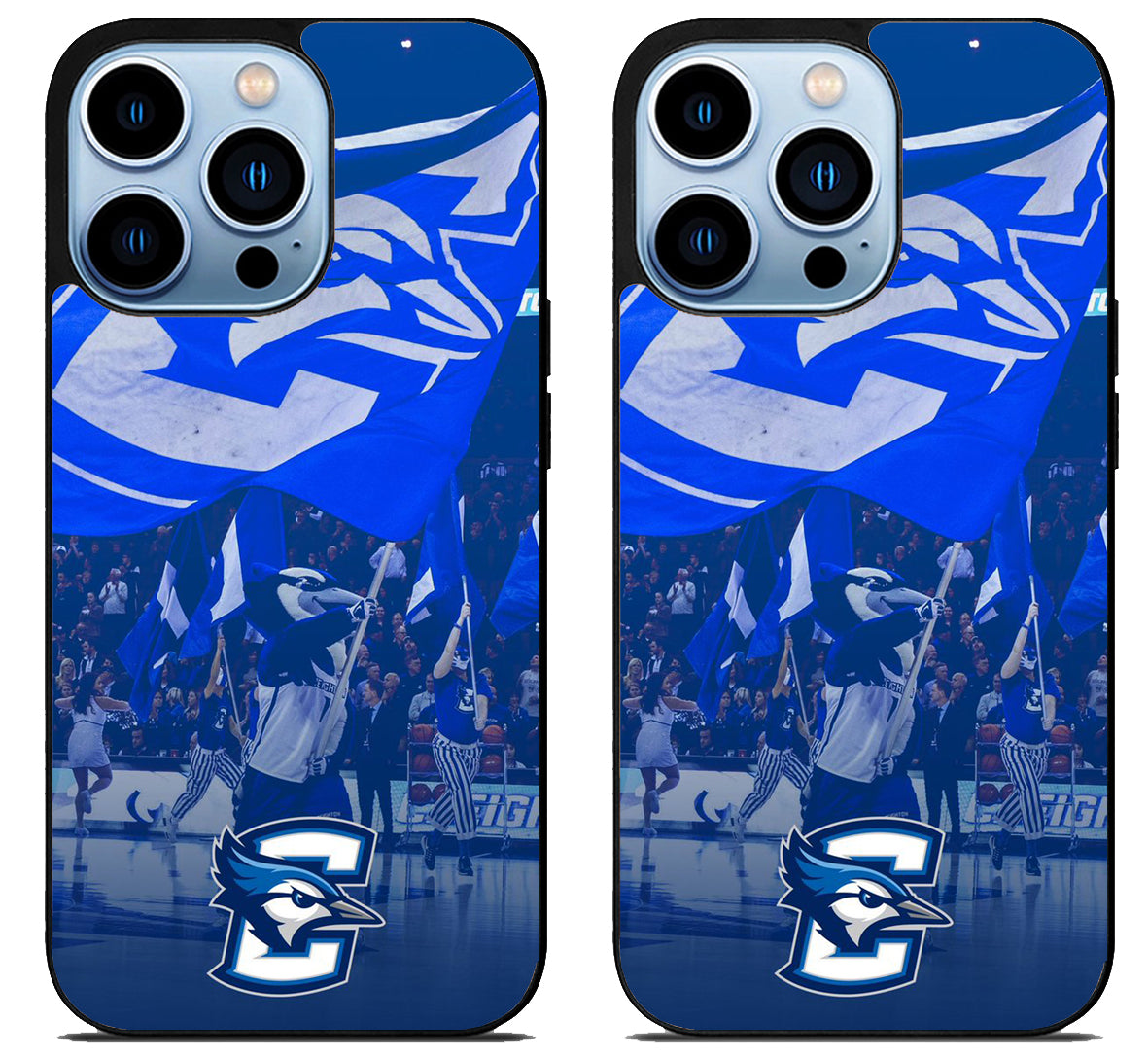 Creighton Bluejays Background iPhone 15 Pro | iPhone 15 Pro Max Case