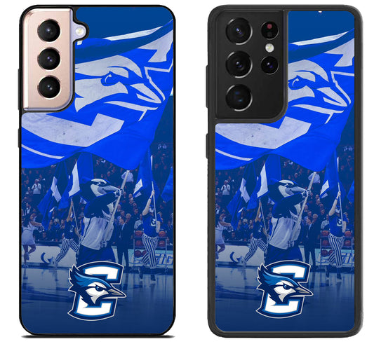 Creighton Bluejays Background Samsung Galaxy S21 | S21 FE | S21+ | S21 Ultra Case