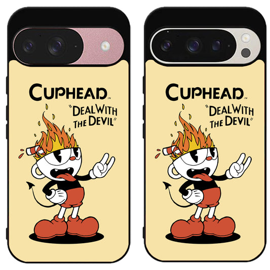 Cuphead Deal With the Devil Google Pixel 9 | 9 Pro | 9 Pro XL Case