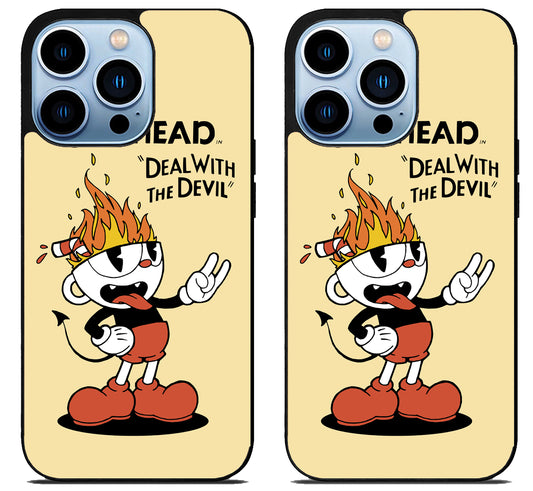 Cuphead Deal With the Devil iPhone 15 Pro | iPhone 15 Pro Max Case