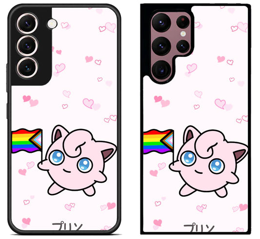 Cute Jigglypuff Pokemon Samsung Galaxy S22 | S22+ | S22 Ultra Case