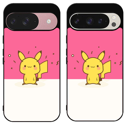 Cute Pikachu Cover Google Pixel 9 | 9 Pro | 9 Pro XL Case