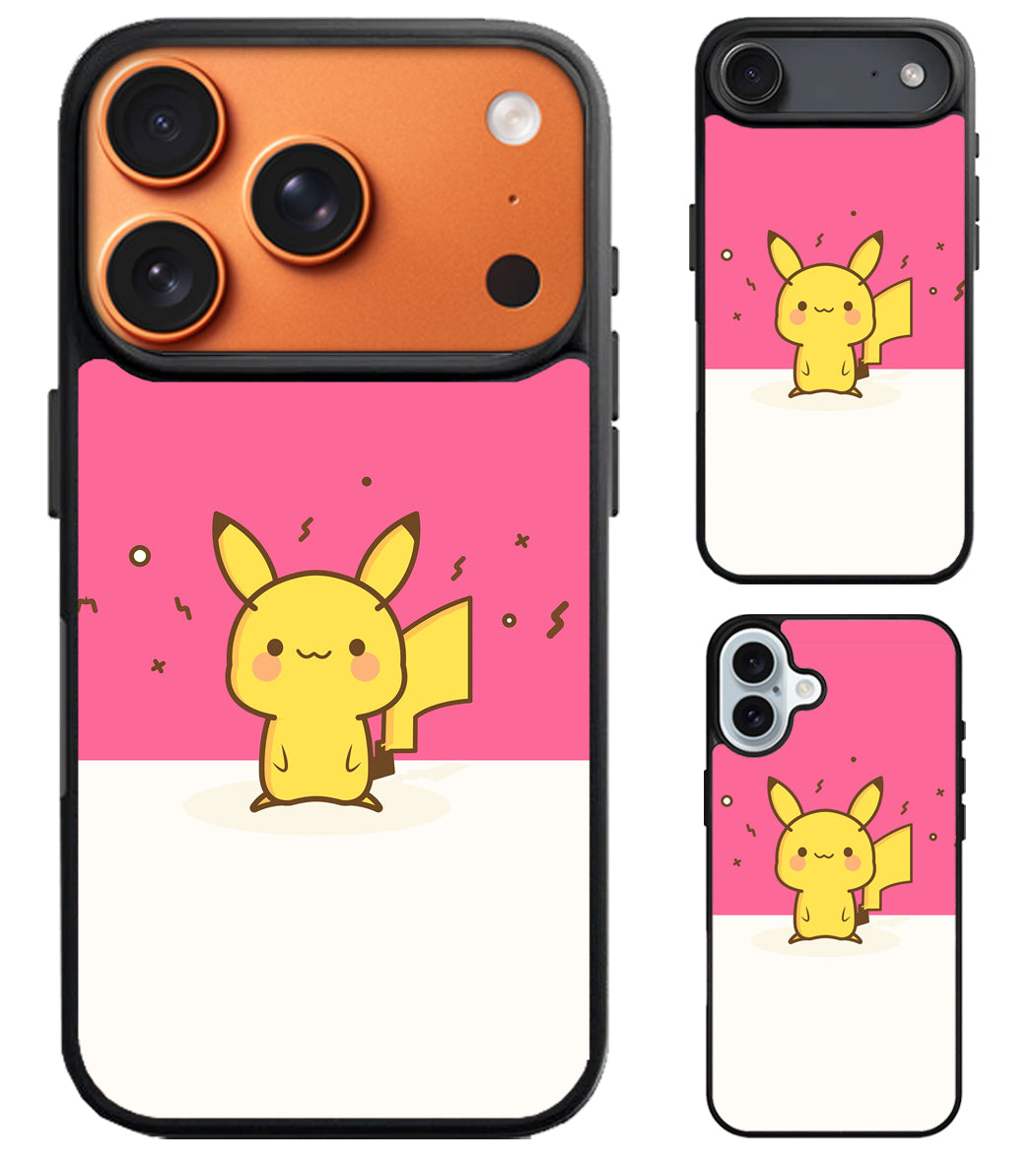 Cute Pikachu Cover iPhone Air | iPhone 17 | 17 Pro | 17 Pro Max Case