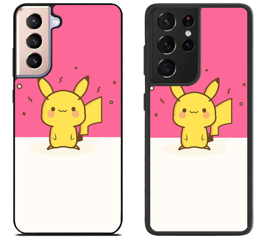 Cute Pikachu Cover Samsung Galaxy S21 | S21 FE | S21+ | S21 Ultra Case