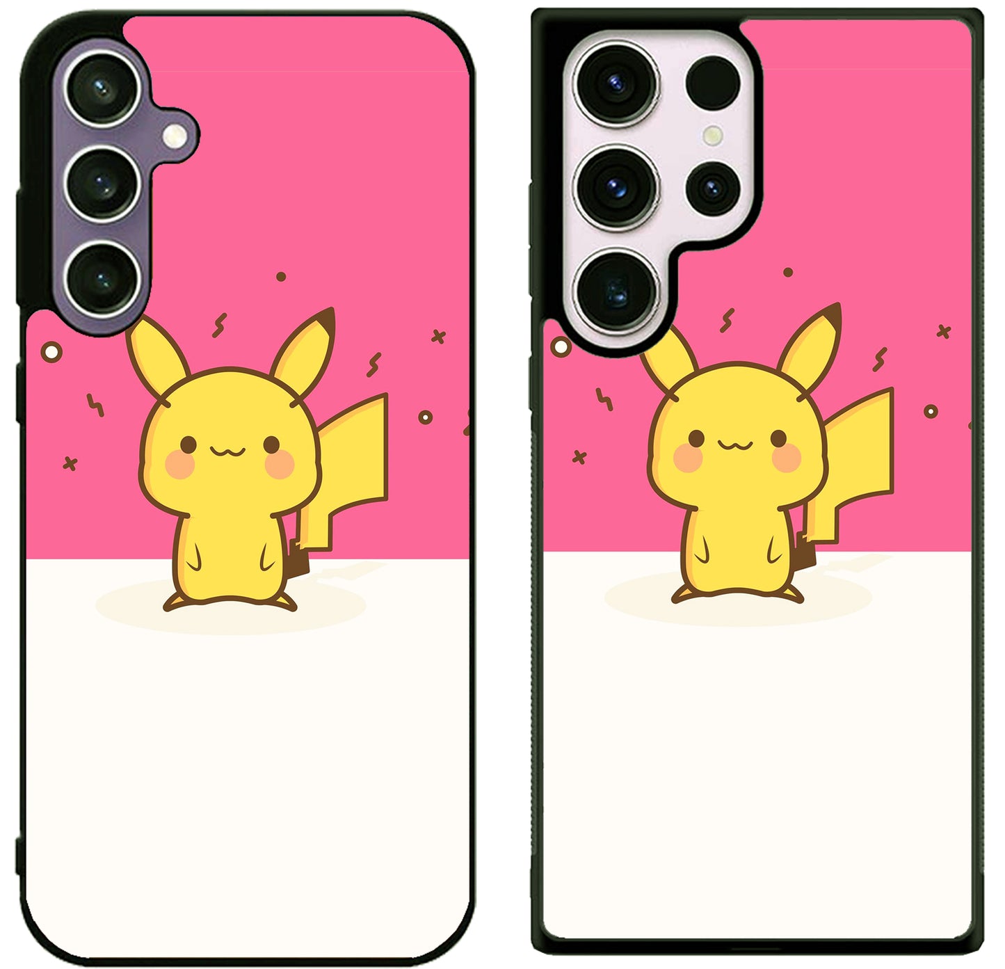 Cute Pikachu Cover Samsung Galaxy S25 | S25 Plus | S25 FE | S25 Ultra Case