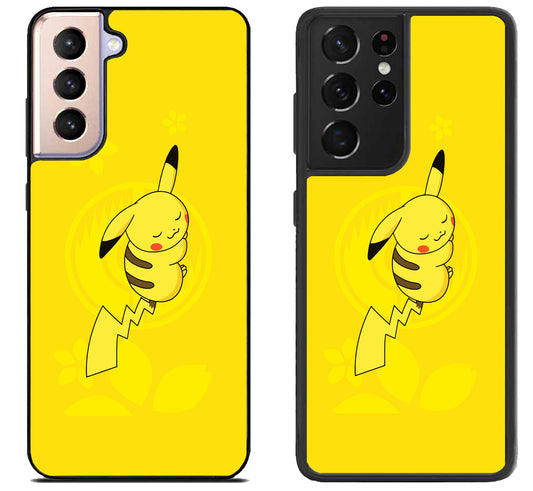 Cute Pikachu Pokemon Samsung Galaxy S21 | S21 FE | S21+ | S21 Ultra Case