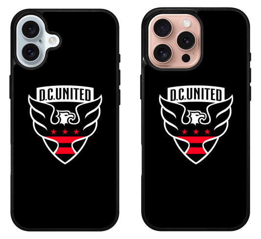 DC United Black iPhone 16 | 16 Plus | 16 Pro | 16 Pro Max Case
