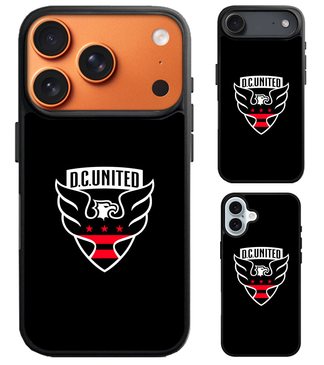 DC United Black iPhone Air | iPhone 17 | 17 Pro | 17 Pro Max Case