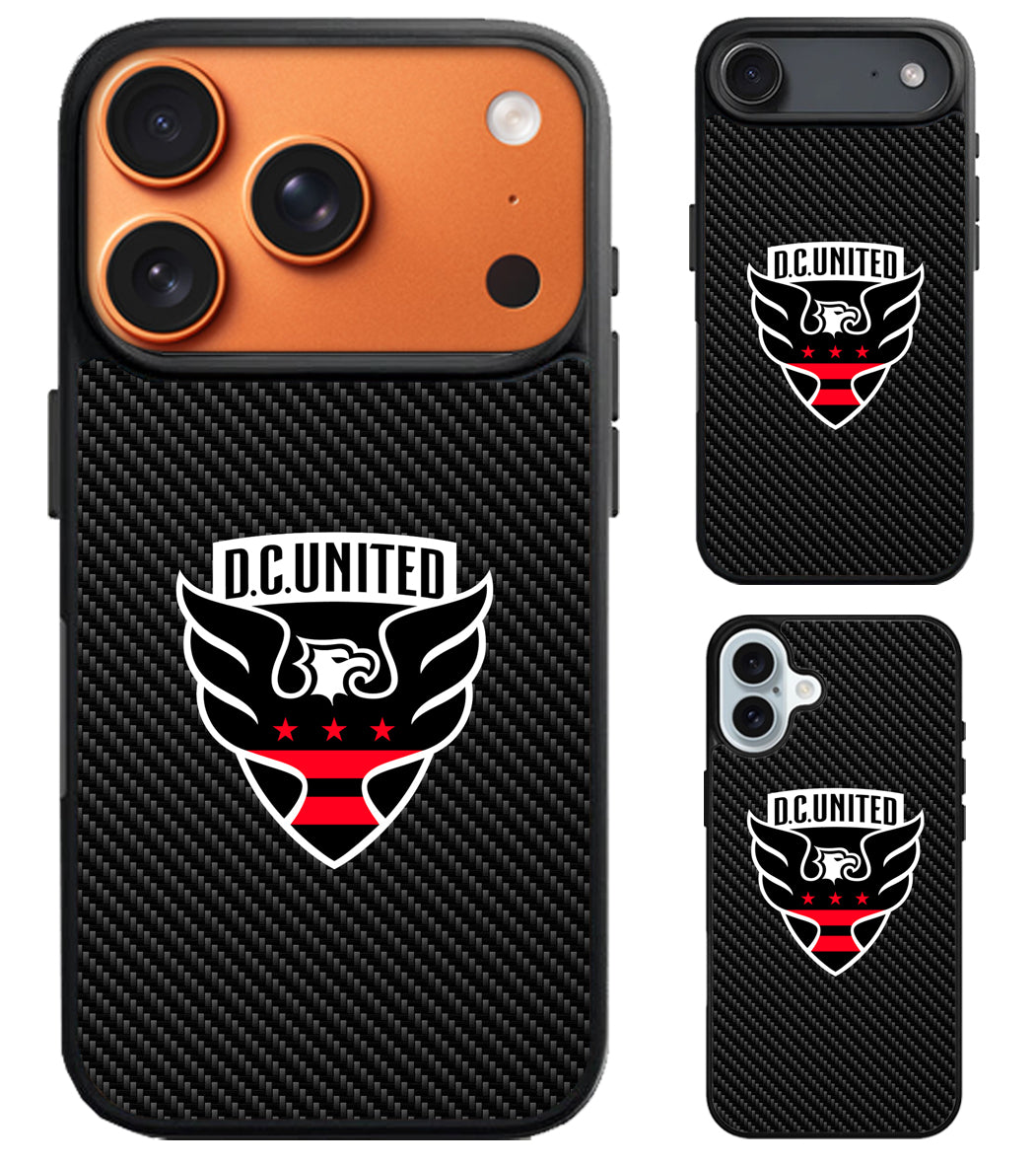 DC United Carbon iPhone Air | iPhone 17 | 17 Pro | 17 Pro Max Case