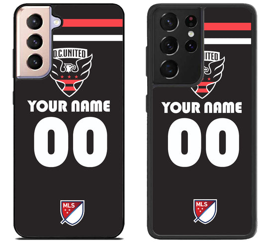 Custom Personalized DC United MLS Samsung Galaxy S21 | S21 FE | S21+ | S21 Ultra Case