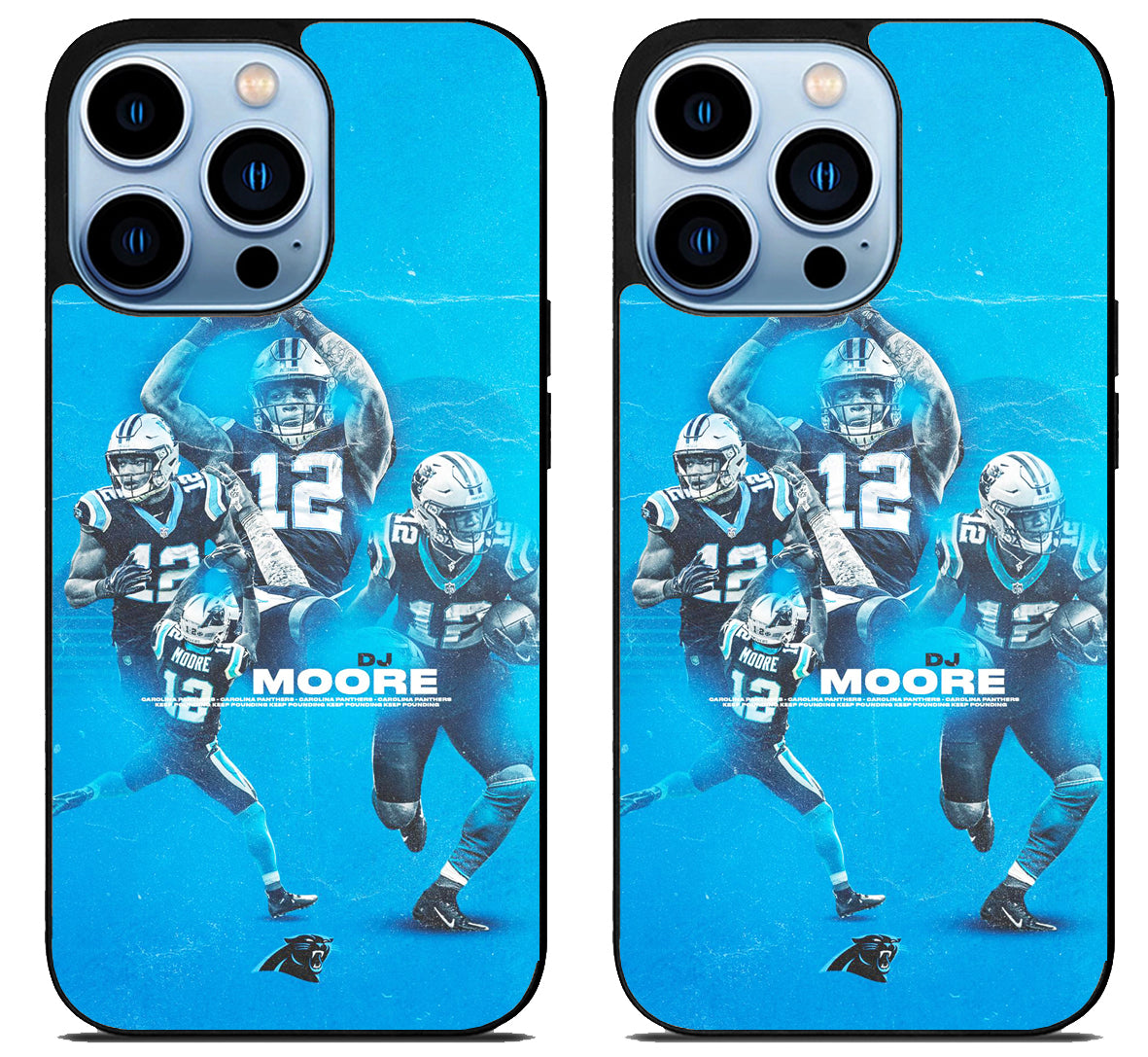 DJ Moore Carolina Panthers iPhone 15 Pro | iPhone 15 Pro Max Case