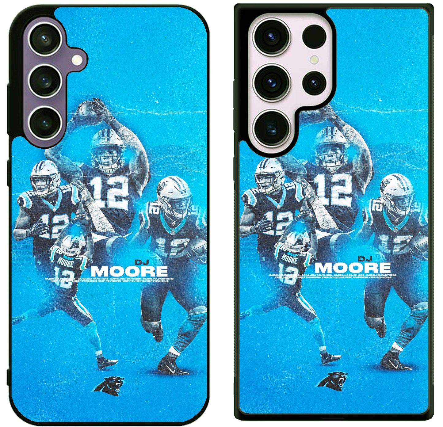 DJ Moore Carolina Panthers Samsung Galaxy S25 | S25 Plus | S25 FE | S25 Ultra Case