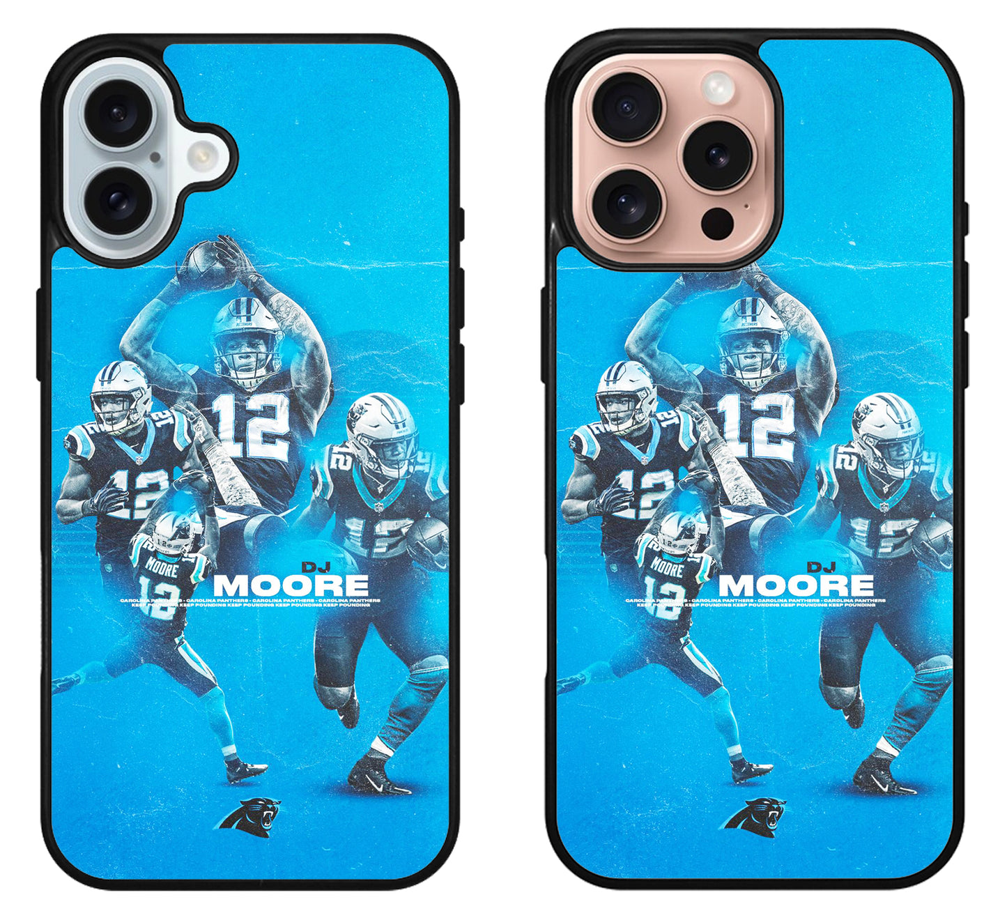 DJ Moore Carolina Panthers iPhone 16 | 16 Plus | 16 Pro | 16 Pro Max Case