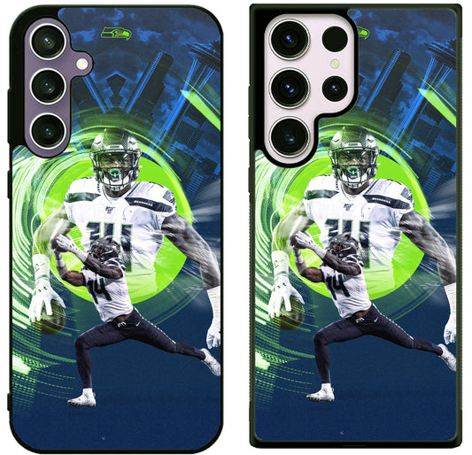 DK Metcalf Seattle Seahawks Background Samsung Galaxy S25 | S25 Plus | S25 FE | S25 Ultra Case