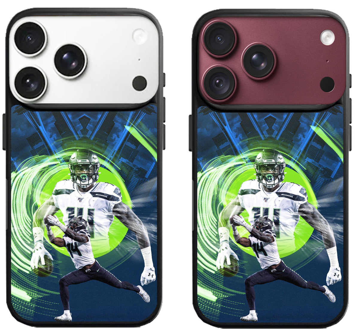 DK Metcalf Seattle Seahawks Background iPhone 18 Pro | 18 Pro Max Case