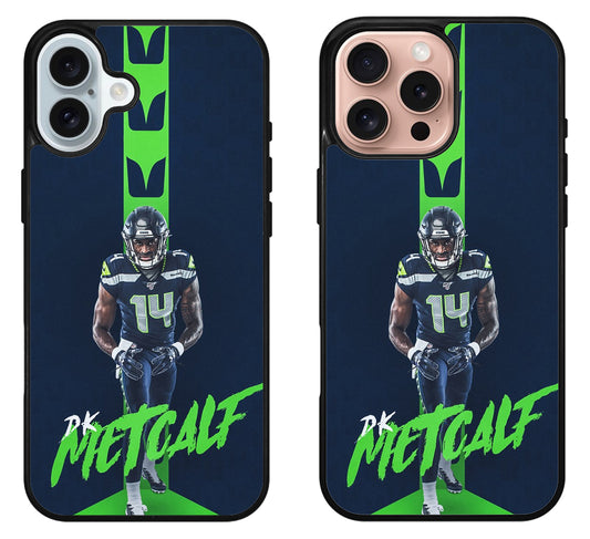 DK Metcalf Seattle Seahawks iPhone 16 | 16 Plus | 16 Pro | 16 Pro Max Case