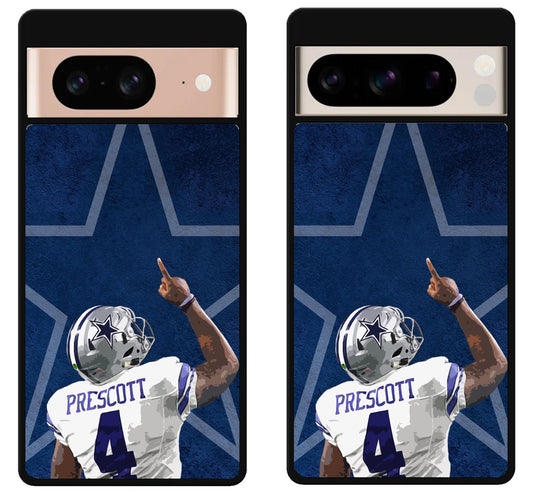 Dak Prescott Dallas Cowboys Background Google Pixel 8 | 8 Pro Case
