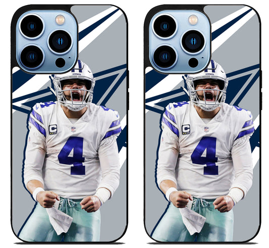Dak Prescott Dallas Cowboys Cover iPhone 15 Pro | iPhone 15 Pro Max Case