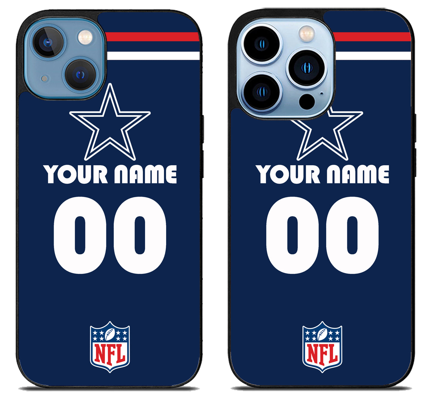 Custom Personalized Dallas Cowboys NFL iPhone 13 | 13 Mini | 13 Pro | 13 Pro Max Case