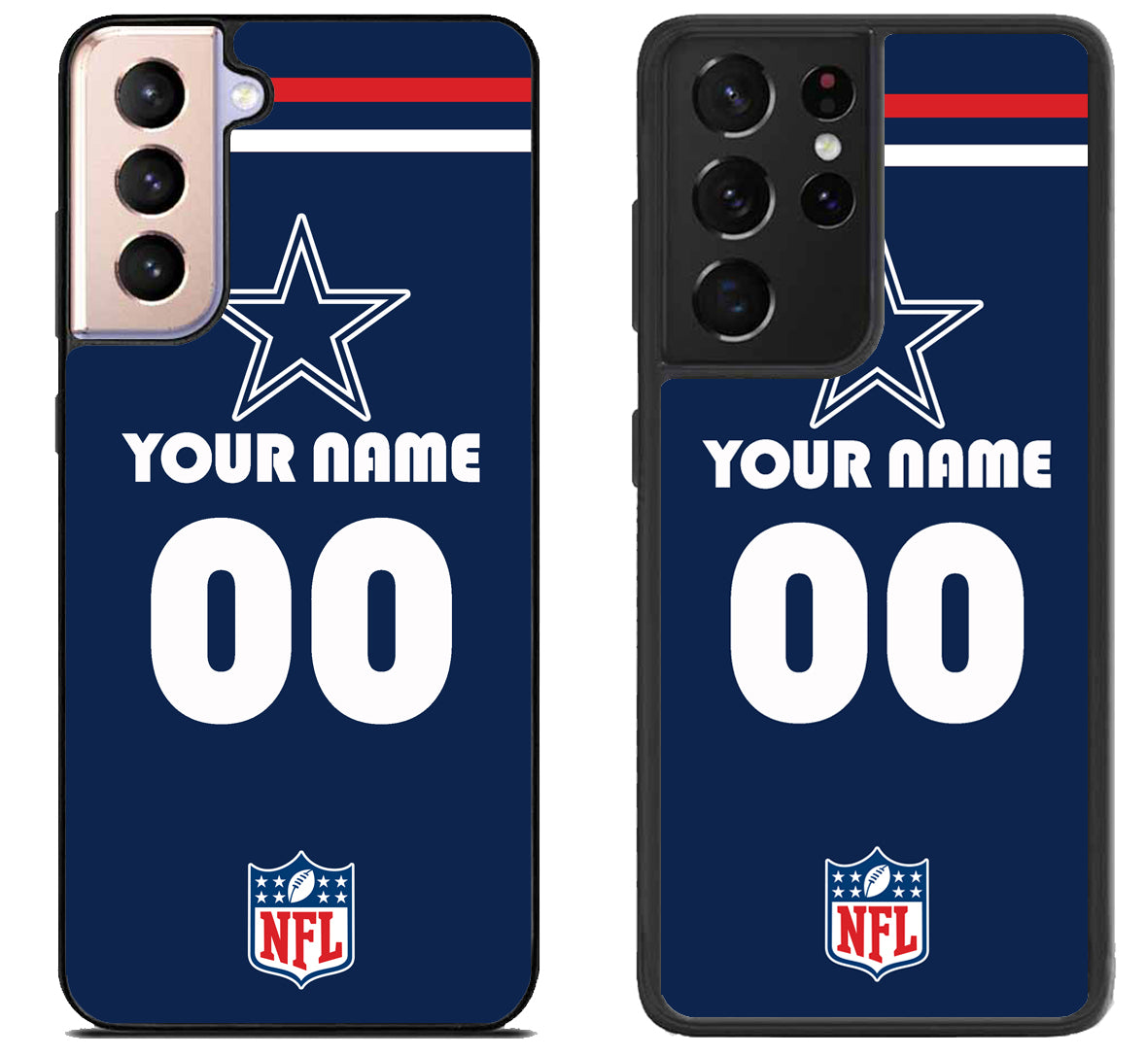 Custom Personalized Dallas Cowboys NFL Samsung Galaxy S21 | S21 FE | S21+ | S21 Ultra Case