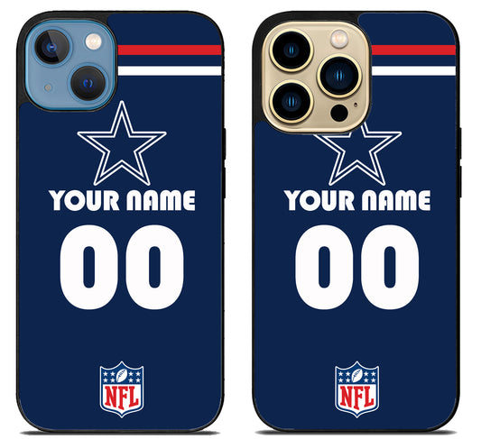 Custom Personalized Dallas Cowboys NFL iPhone 14 | 14 Plus | 14 Pro | 14 Pro Max Case