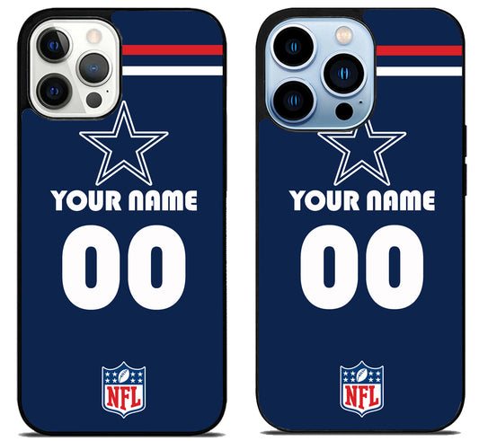 Custom Personalized Dallas Cowboys NFL iPhone 15 Pro | iPhone 15 Pro Max Case