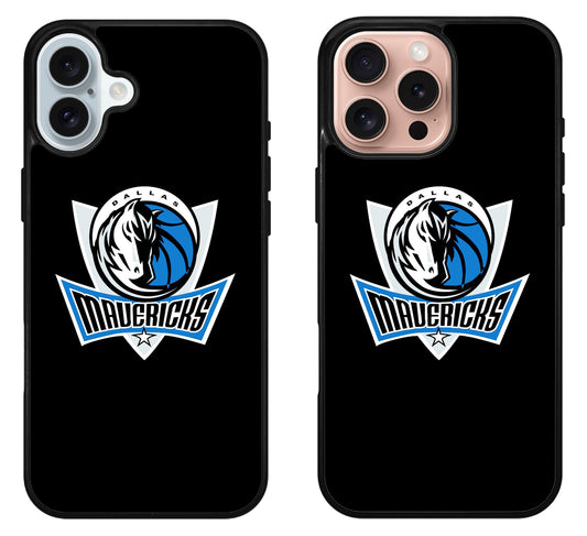 Dallas Mavericks Black iPhone 16 | 16 Plus | 16 Pro | 16 Pro Max Case